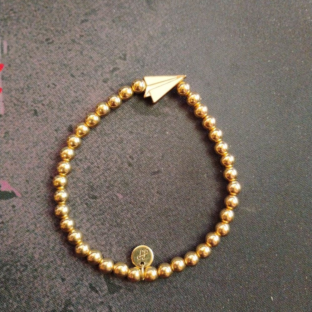 Paper Airplane bracelet